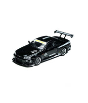 TimeMicro 1:64 Skyline GT-R R34 "Pasión" Black