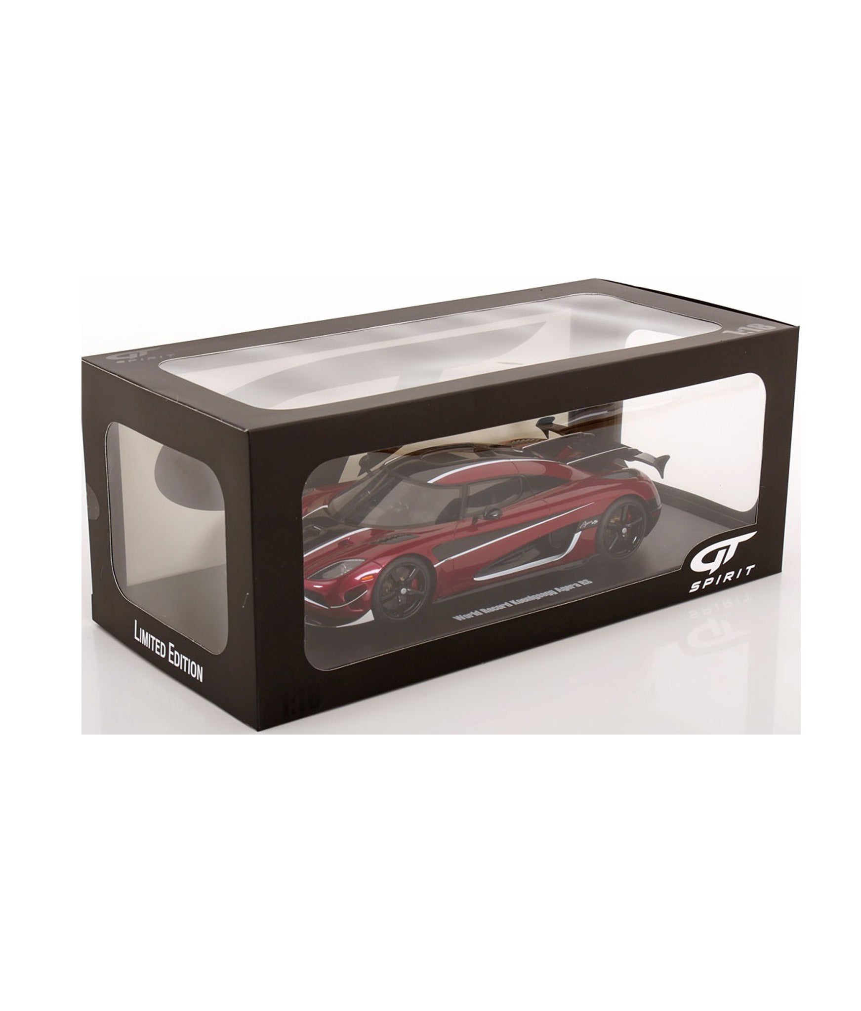 GT SPIRIT 1:18 柯尼塞格Agera RS 世界纪录 红金属色 2017 限量999台