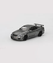 MINIGT - 1/64 日产 Skyline GT-R 深金属灰 (NISMO BNR34 CRS 版)