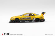 MINIGT 1/64 Nissan LB-ER34 Super Silhouette SKYLINE Sport Yellow