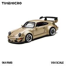TIMEMICRO 1:64 保时捷 RWB 964 米色