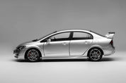1/18 HONDA CIVIC TYPE R (FD2) 2007 LATE VERSION SUPER PLATINUM METALLIC SILVER – MOTORHELIX - PRE ORDER