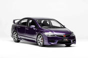 1/18 HONDA CIVIC TYPE R (FD2) 2007 LATE VERSION PREMIUM DEEP VIOLET PEARL – MOTORHELIX - PRE ORDER