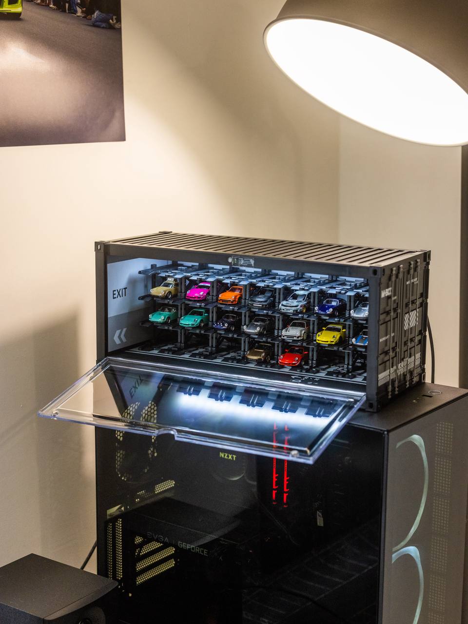 MBOX 1/64 集装箱地下停车场