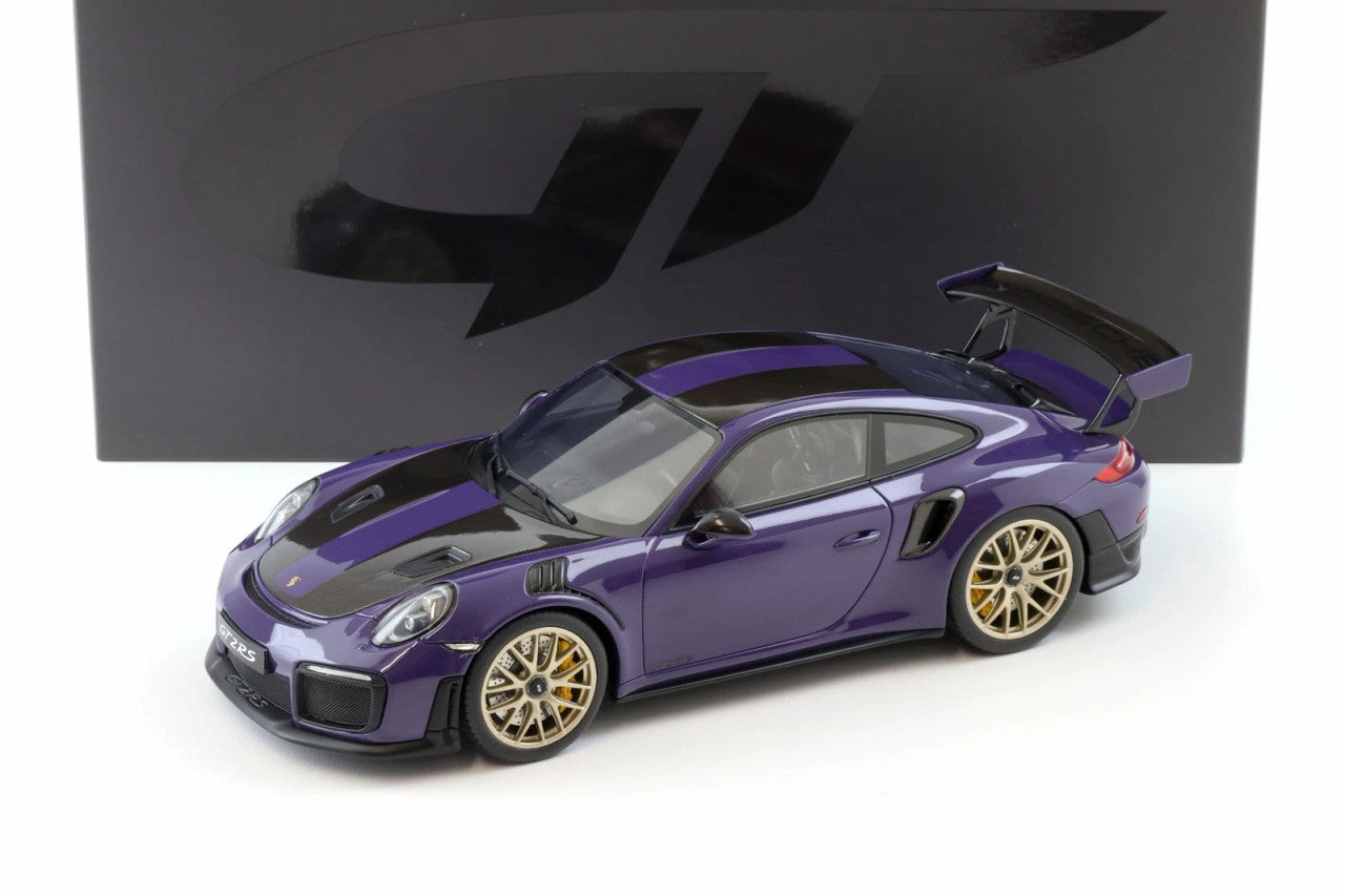 1/18 GT Spirit 2021 保时捷 911 (991.2) GT2 RS (紫外线紫) 车模