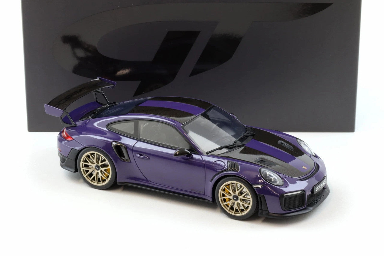 1/18 GT Spirit 2021 保时捷 911 (991.2) GT2 RS (紫外线紫) 车模
