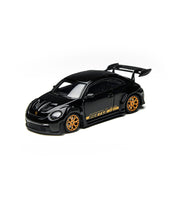 TimeMicro × PSC DESIGN 1:64 Beetle RS, Black Gold Metallic, Authentic