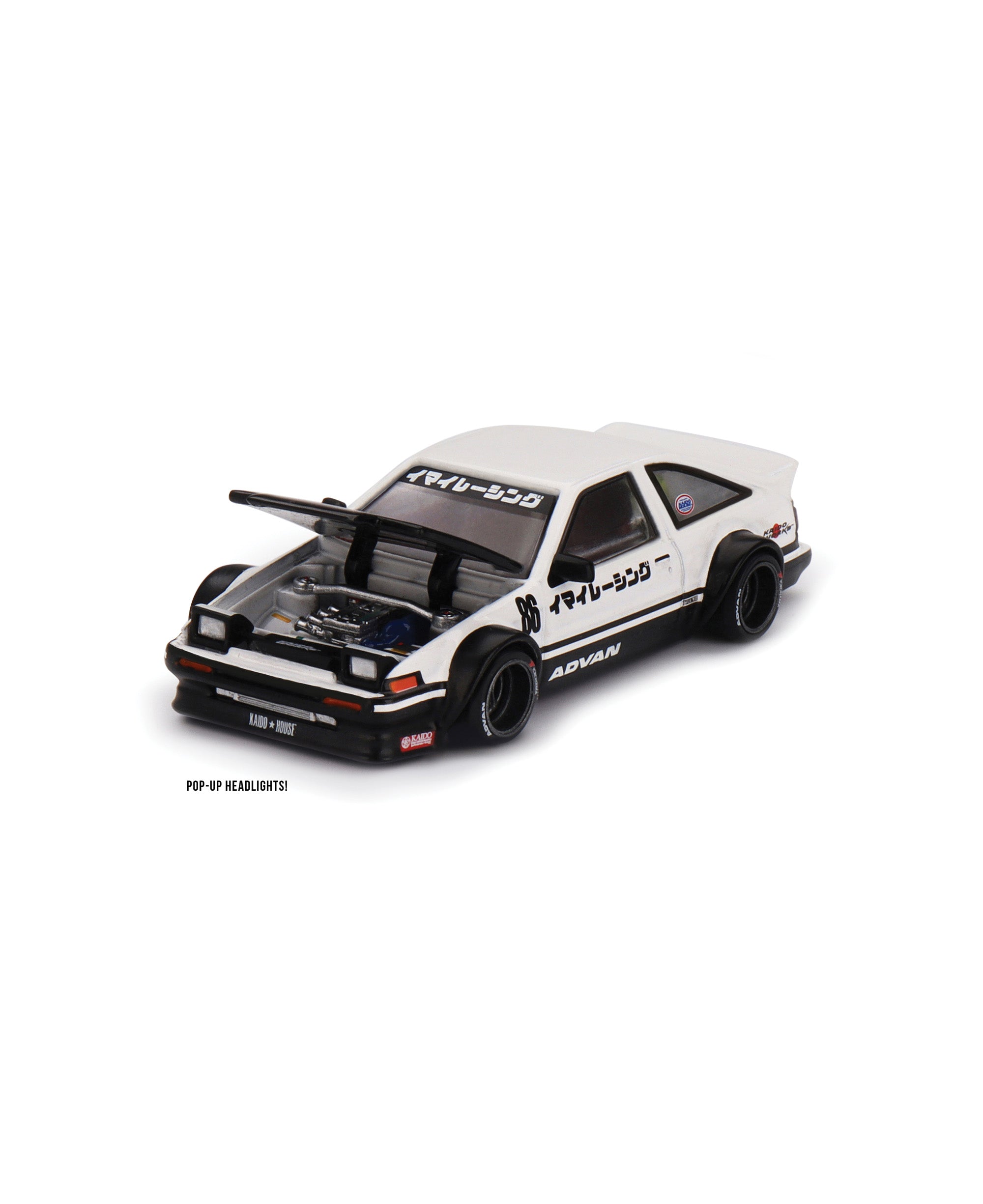 KAIDO HOUSE X MINI GT 1:64 丰田AE86 Sprinter Trueno Kaido Street V1 - KHMG180