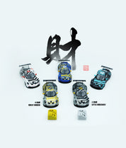 Tide Art MD 1:64 Porsche 911 CUP Thorn Paint Scheme Die-Cast Model Car