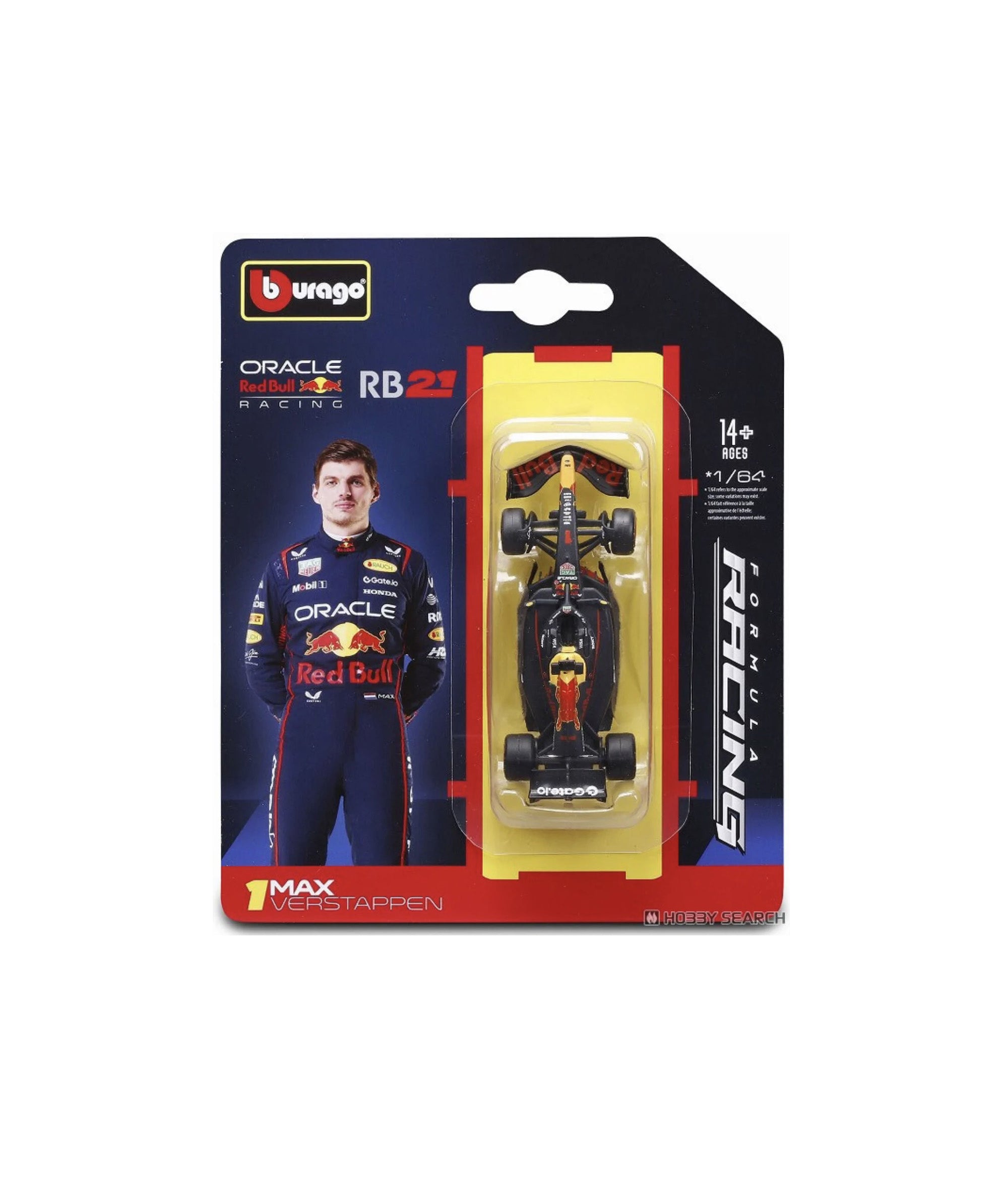 布拉戈 1/64 F1 红牛 1 号 马克斯·维斯塔潘
