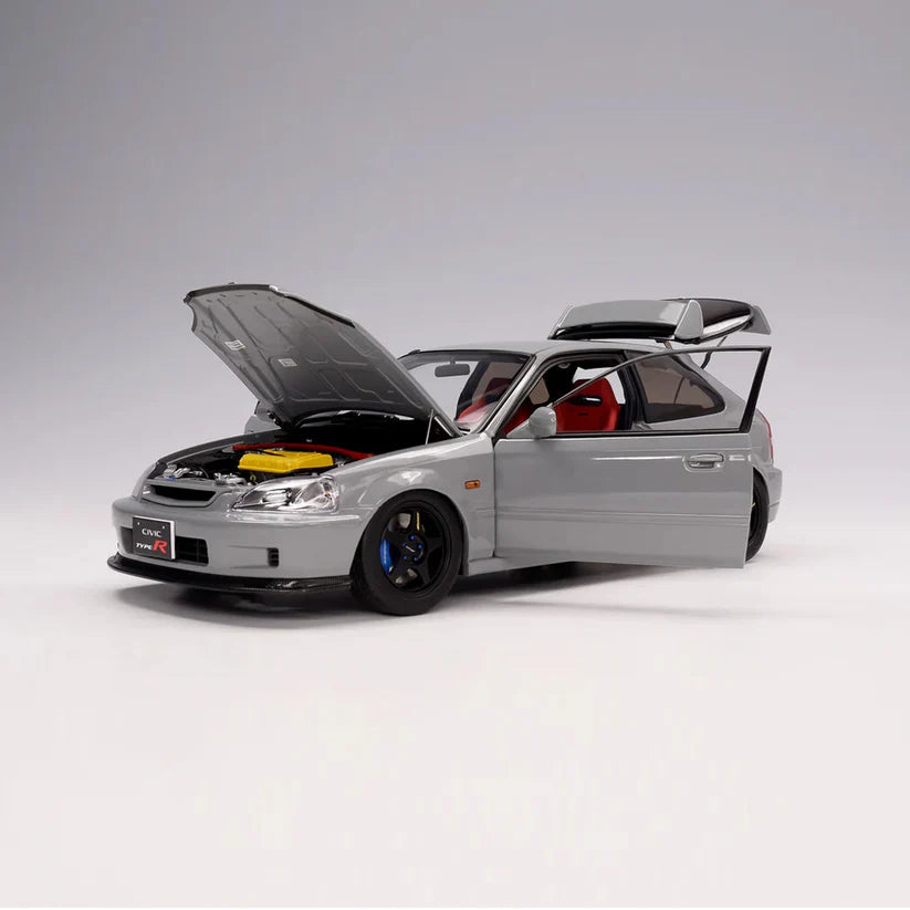 1:18 HONDA CIVIC TYPE R (EK9) – NARDO GREY – MOTORHELIX - PRE ORDER