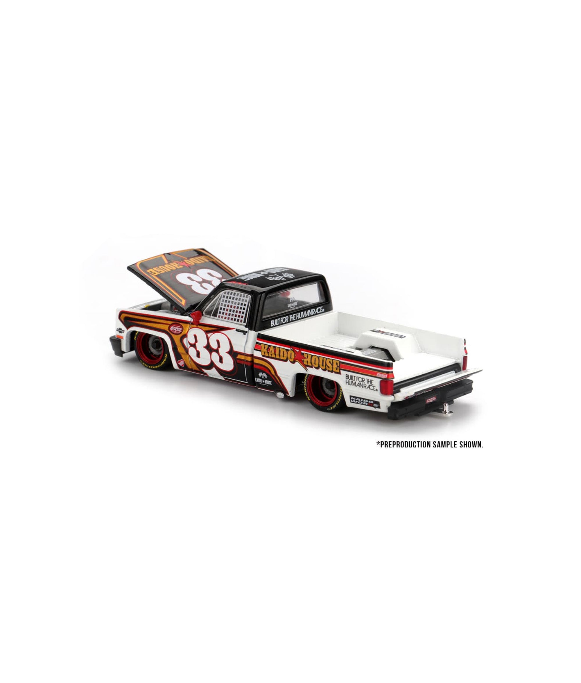 KaidoHouse x Mini GT Chevrolet Silverado KAIDO Intimidator V1 KHMG212