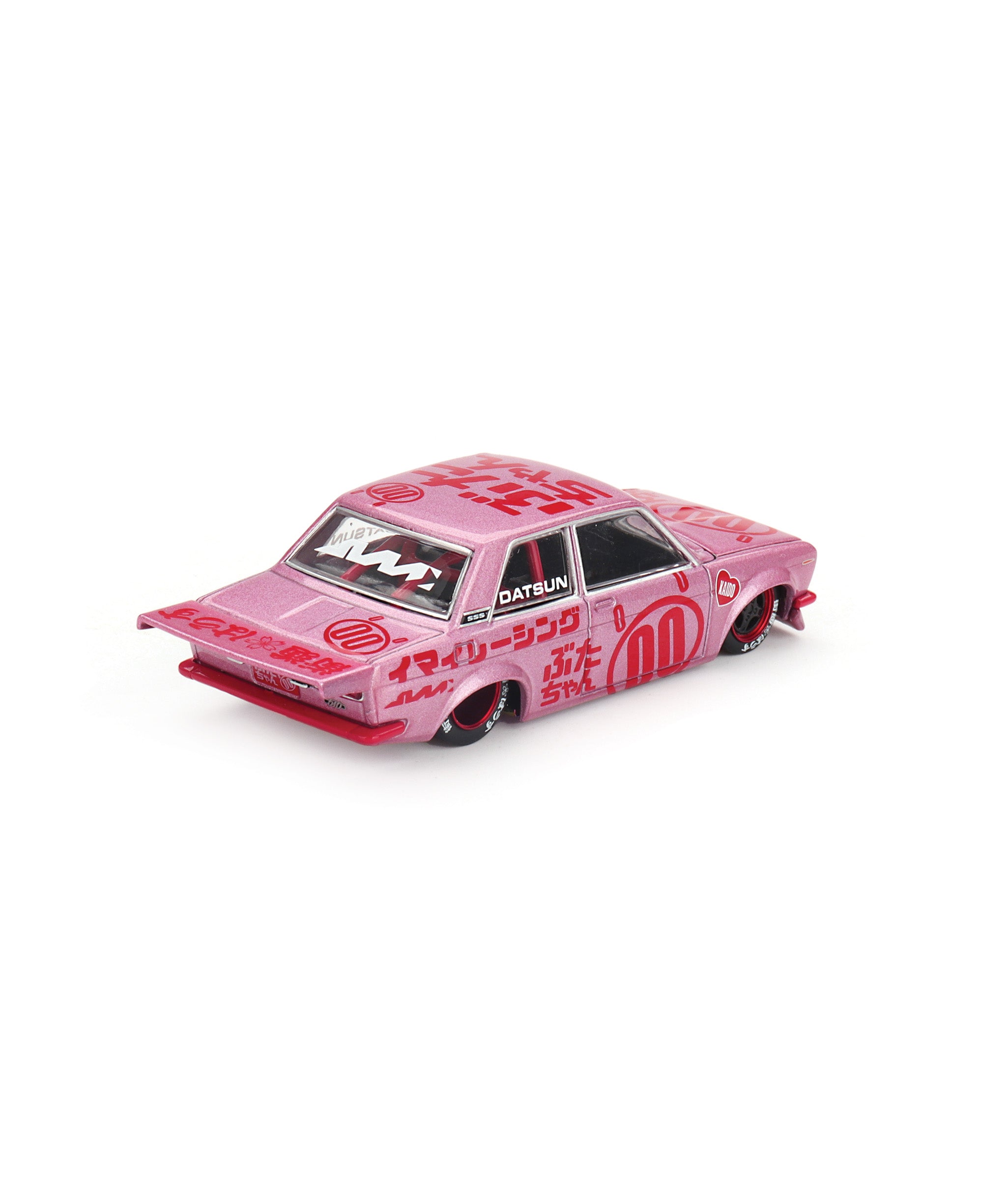 KAIDO HOUSE X MINI GT 1:64 达特桑 510 PRO STREET BUTA V1 – 粉色 KHMG161